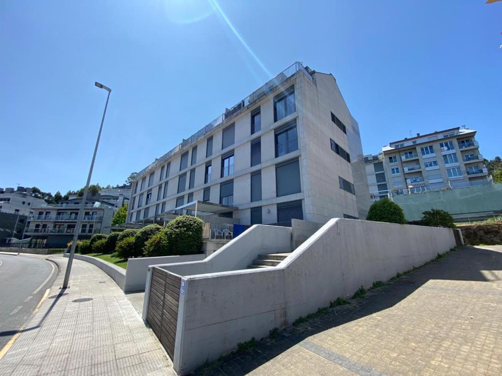 Baiona, Playa Santa Marta, Piscina Apartment Exterior foto